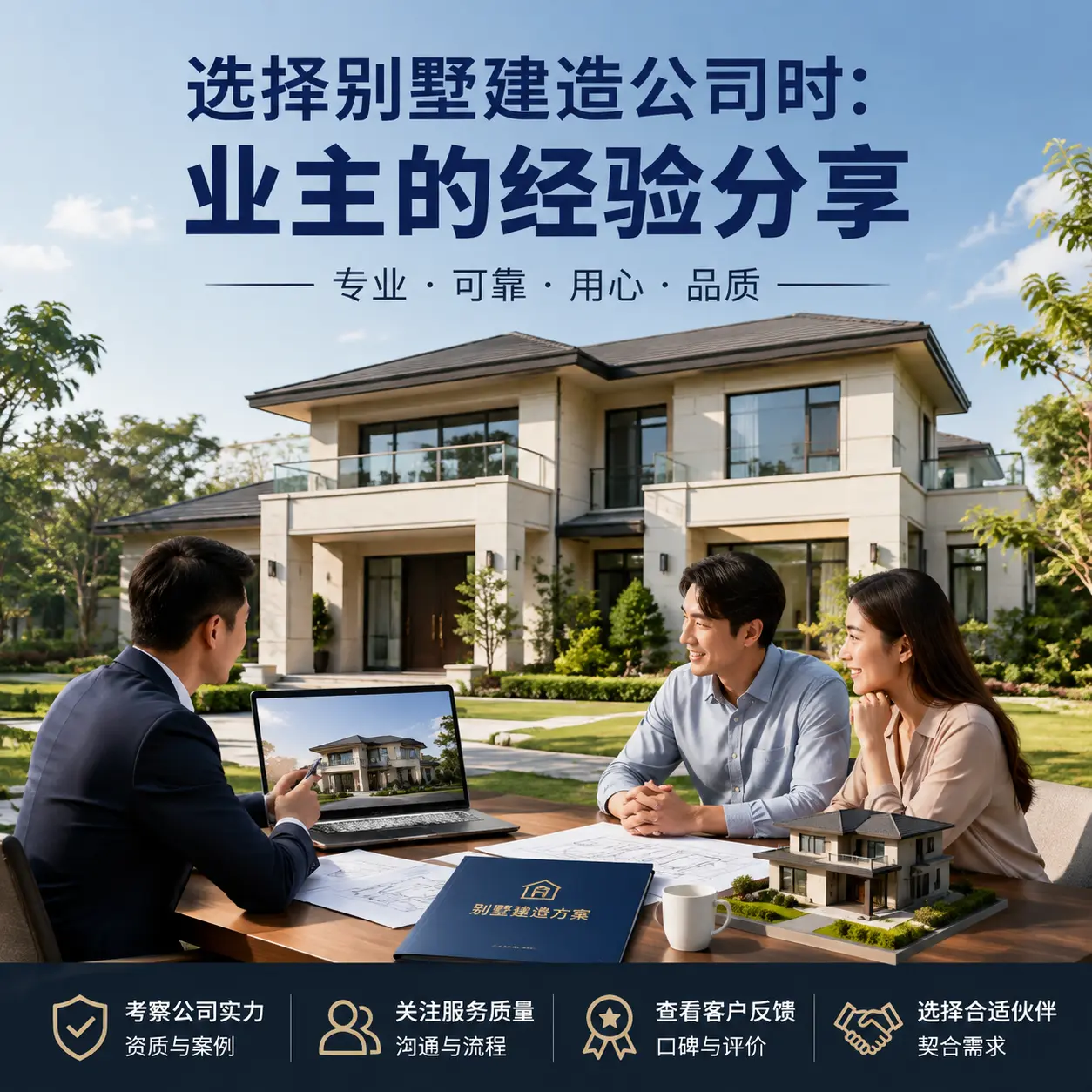 选择别墅建造公司时： 龙里 业主的经验分享