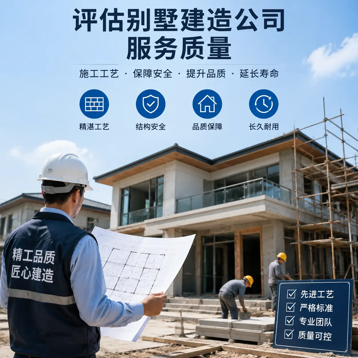 如何评估 龙里 别墅建造公司的服务质量?