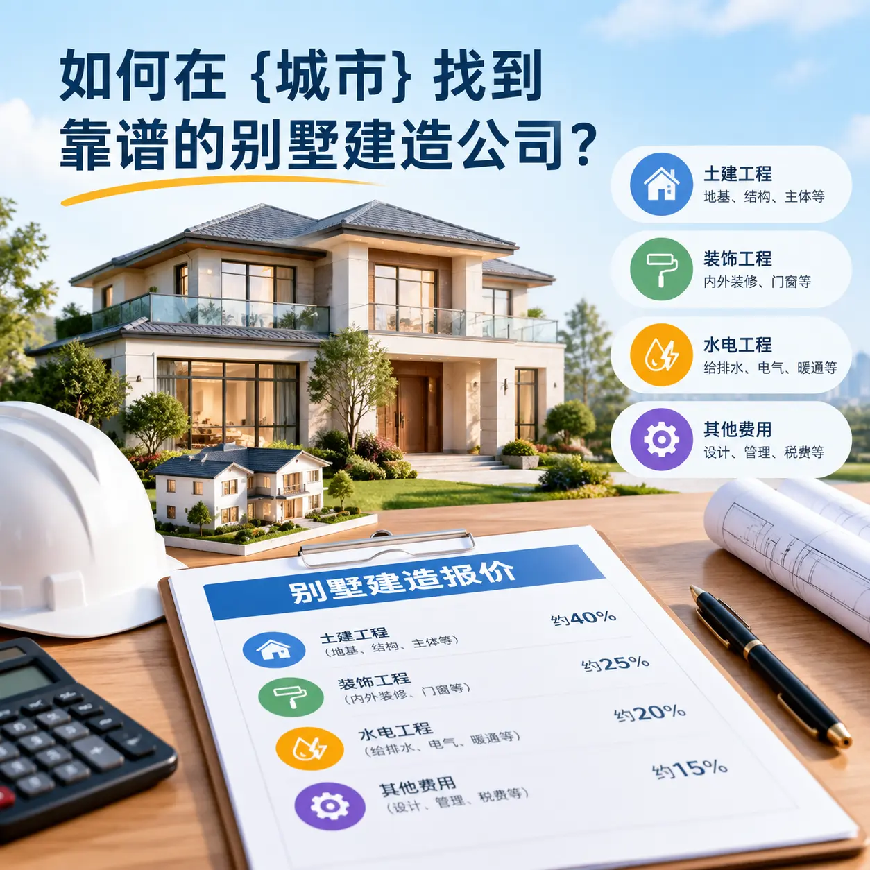 如何在 龙里 找到靠谱的别墅建造公司?