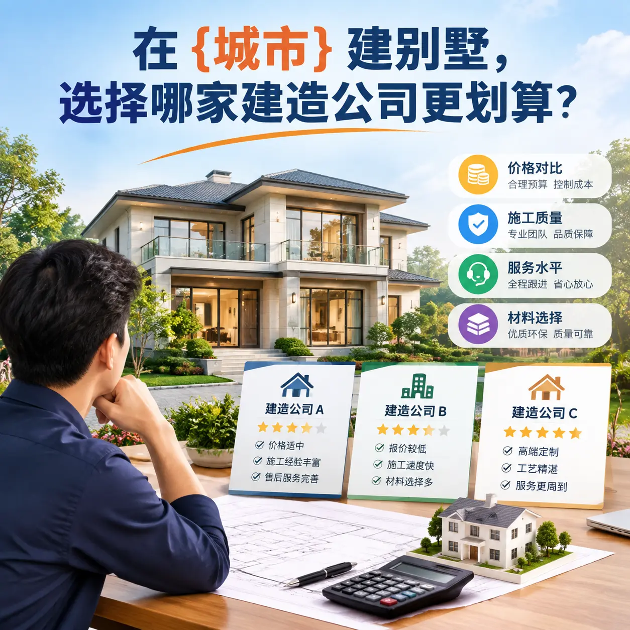 在 龙里 建别墅,选择哪家建造公司更划算?
