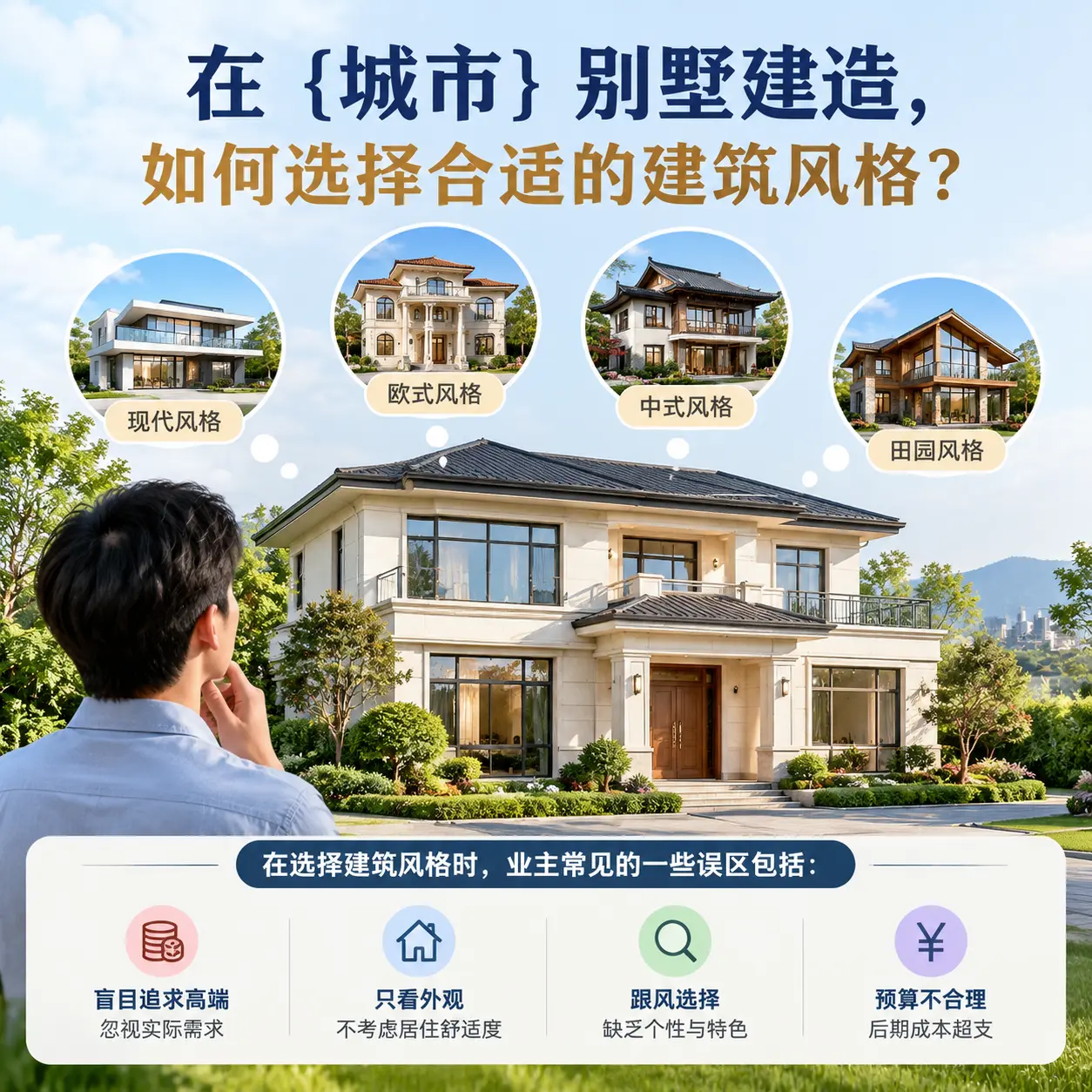 在 龙里 别墅建造,如何选择合适的建筑风格?