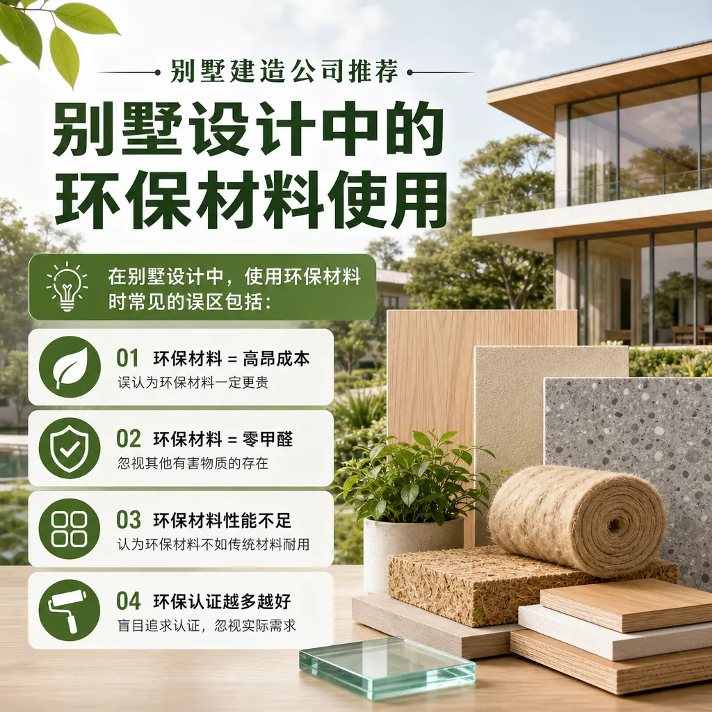 别墅建造公司推荐: 龙里 别墅设计中的环保材料使用