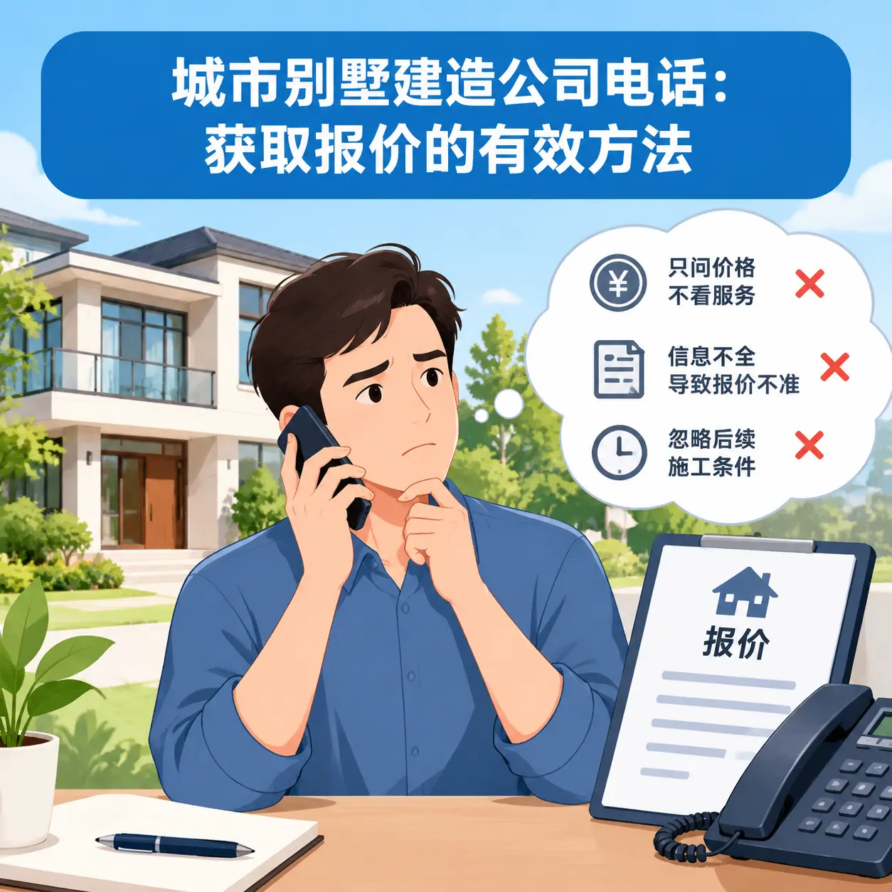 龙里别墅建造公司电话：获取报价的有效方法